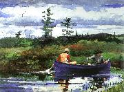 Winslow Homer The Blue Boat Norge oil painting reproduction
